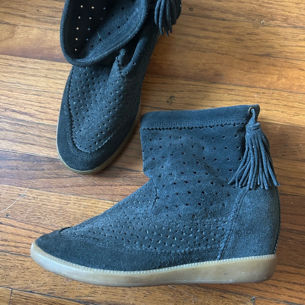 ISABEL MARANT WEDGE BOOTS